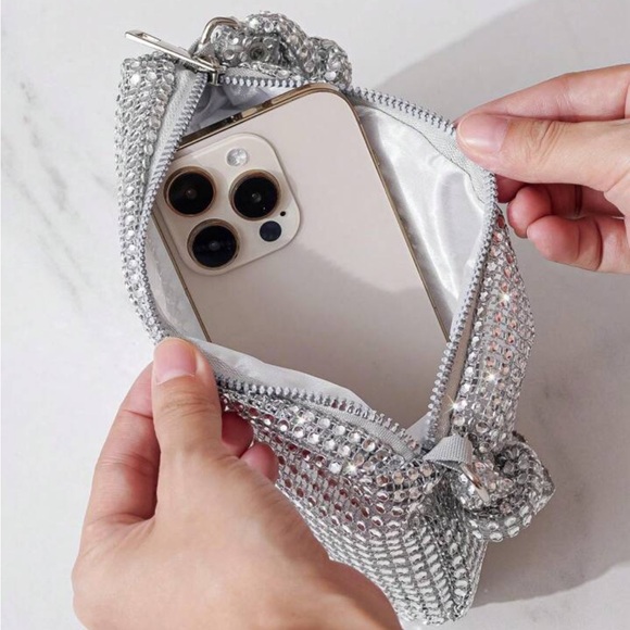 Silver Rhinestone Bag - Picture 4 of 4